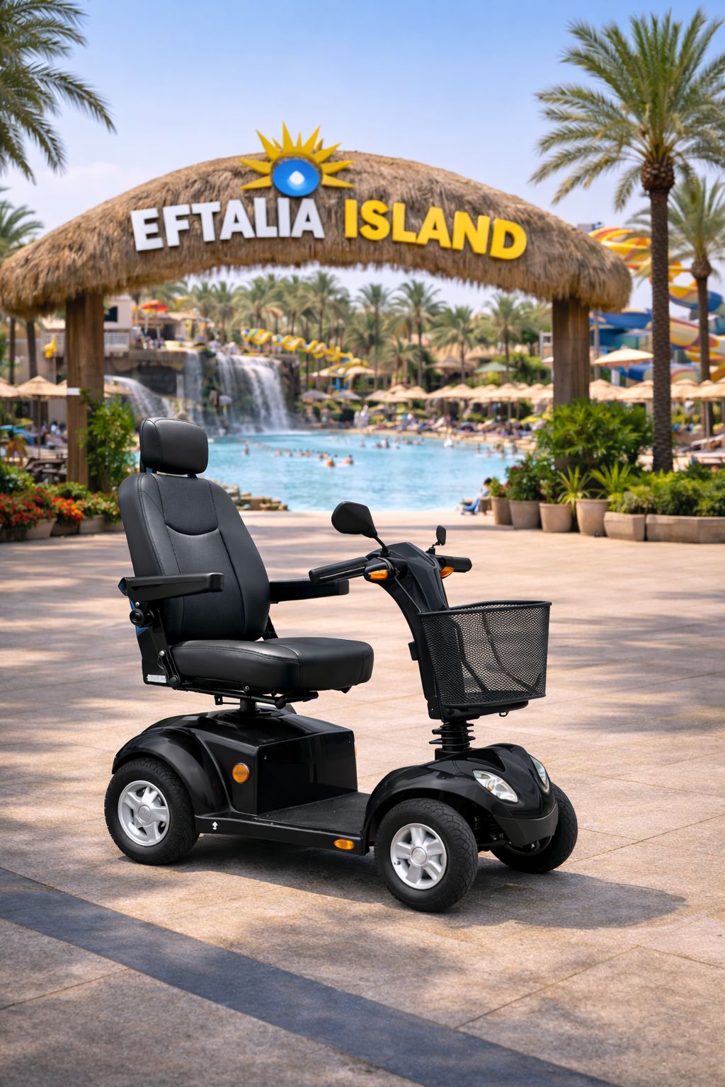Mobility scooter rental at Eftalia Island Resort Alanya